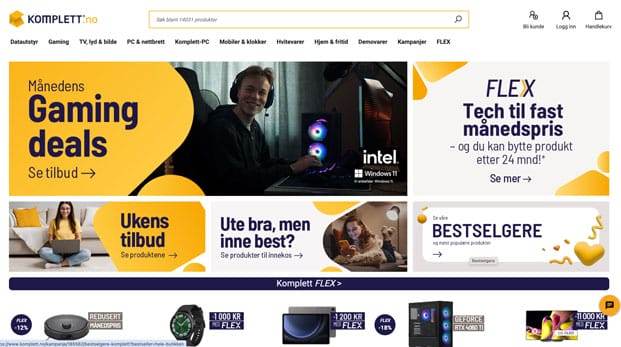 komplette Website